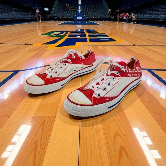 Converse Autographed Patty Mills #8 + NBA All Star Sneakers - Picture 1 of 12